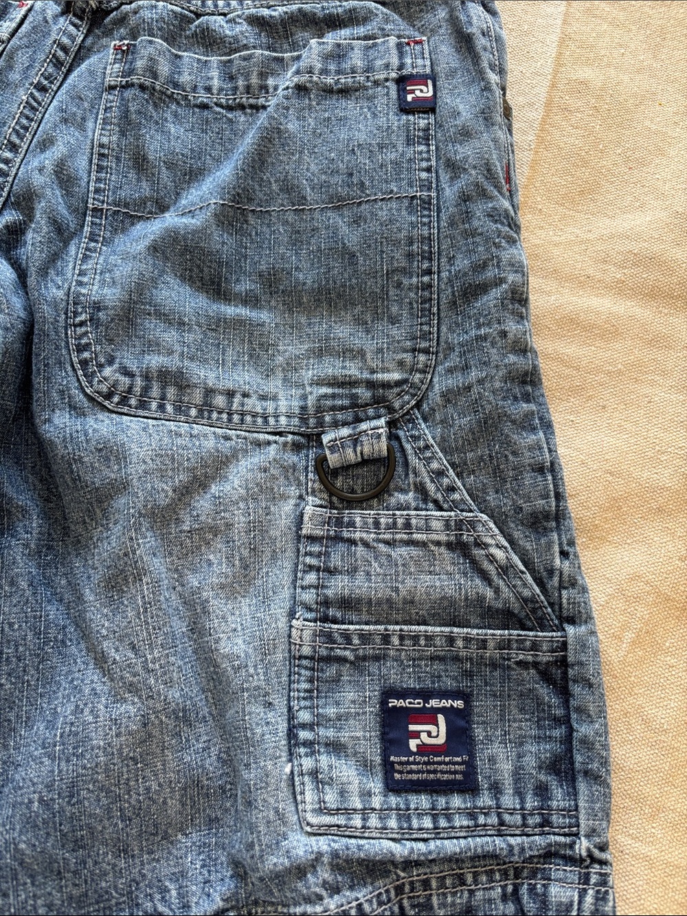 Pacific jeans Men's Denim Cargo Shorts - 29 - Picture 3 of 10